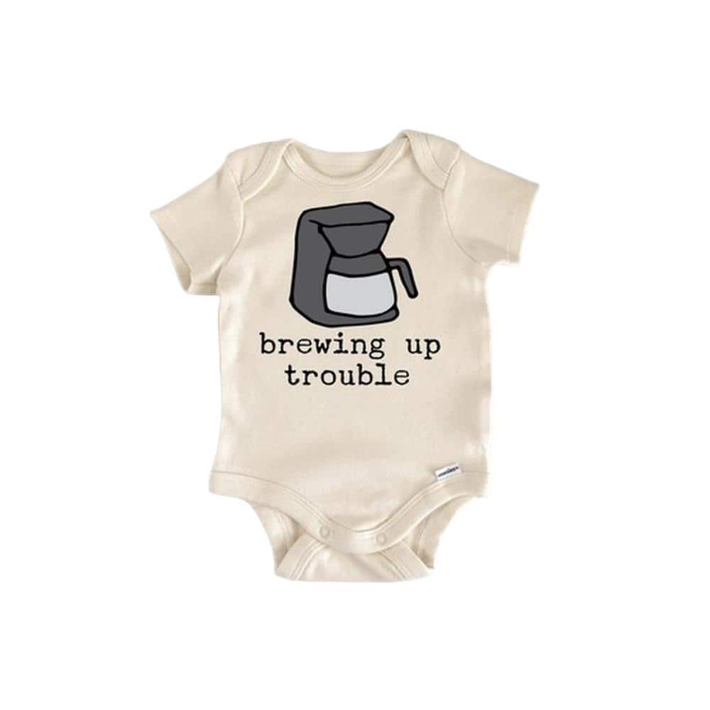 Coffee Pot Brew - Baby Boy Girl Clothes Infant Bodysuit Funny Cute Newborn