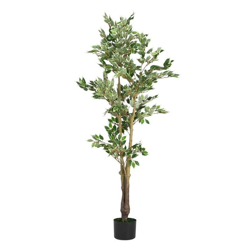 69" Artificial Ficus Tree with Decorative Pot