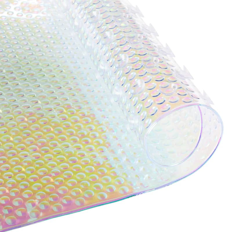 Bath Bliss Jumbo Soft Oval Bath Mat in Iridescent