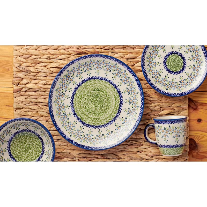 Blue Rose Polish Pottery Manufaktura Cereal Bowl