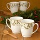 preview thumbnail 3 of 4, Noritake Holly & Berry Gold Set Of 4 Mugs, 12 oz.