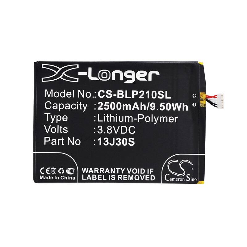 Battery for BLU L210a L210i Life Pro 13J30S Mobile SmartPhone CS-BLP210SL - Black