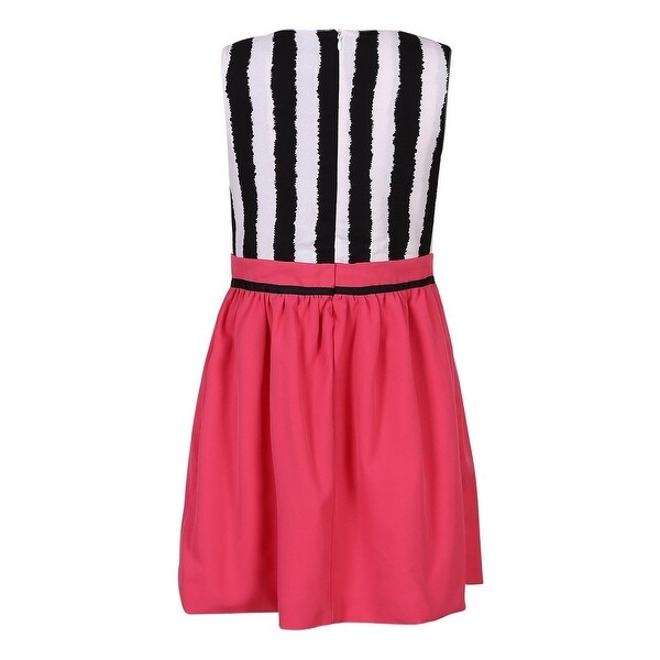 red and white striped summer dress
