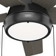 preview thumbnail 5 of 17, Hunter 44" Burroughs Ceiling Fan with LED Light, Pull Chain