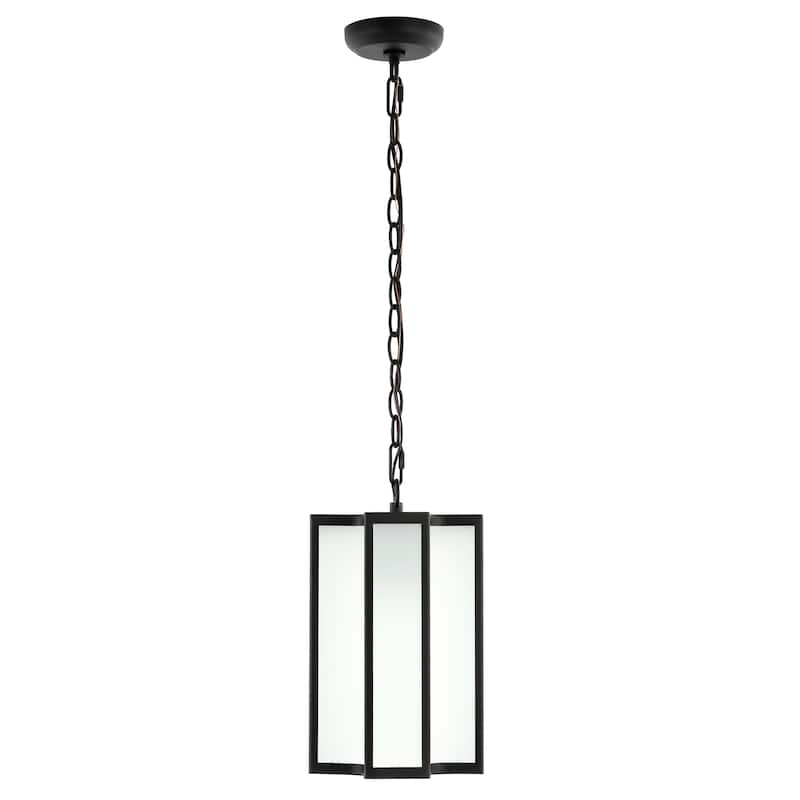 SAFAVIEH Lighting Hyla 8" Outdoor Pendant - 8"W x 8"D x 89"H