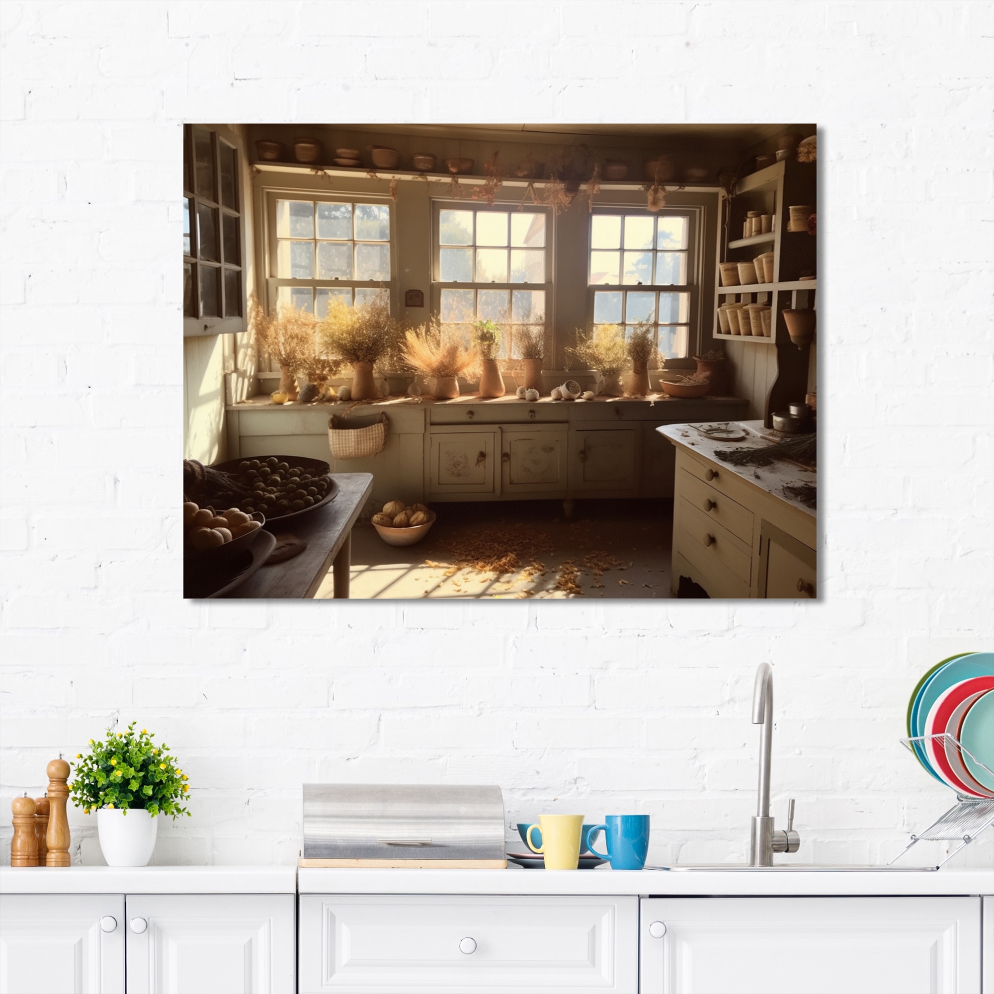  Rustic Kitchen Wall Art Farmhouse Kitchen Pictures