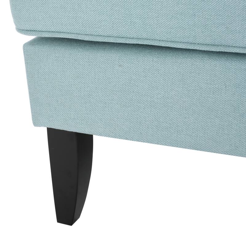 Roomfitters Upholstered Club Chair with Nailhead Trim, Modern Accent Armchair Featuring Cushioned Seat