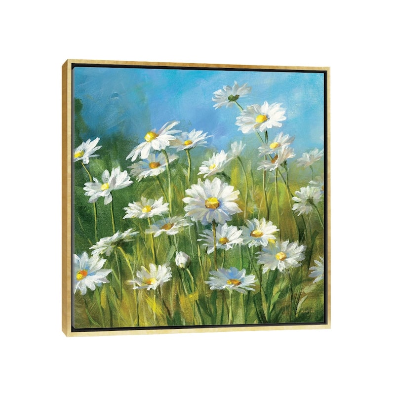 iCanvas "Summer Field II" by Danhui Nai Framed Canvas Print - 37x37 - Gold