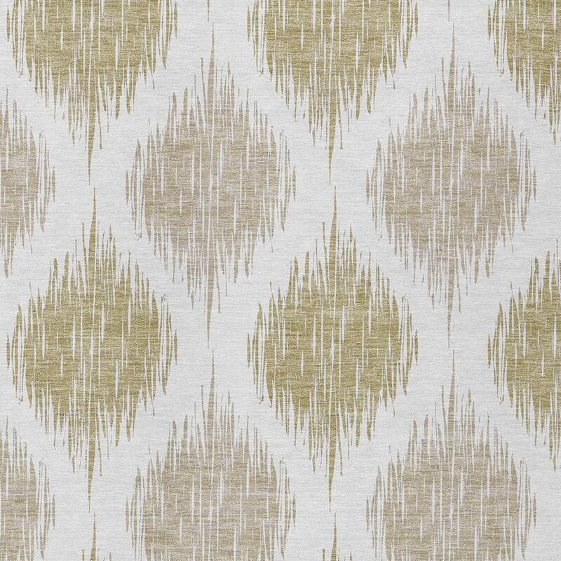 HomeRoots Ikat Transitional Rectangle Outdoor Rug