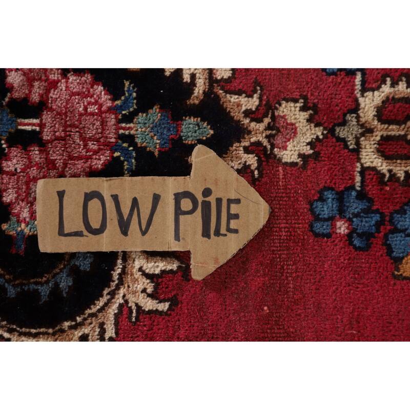 Mashad Persian Vintage Area Rug Handmade Wool Carpet - 8'6"x 11'6"