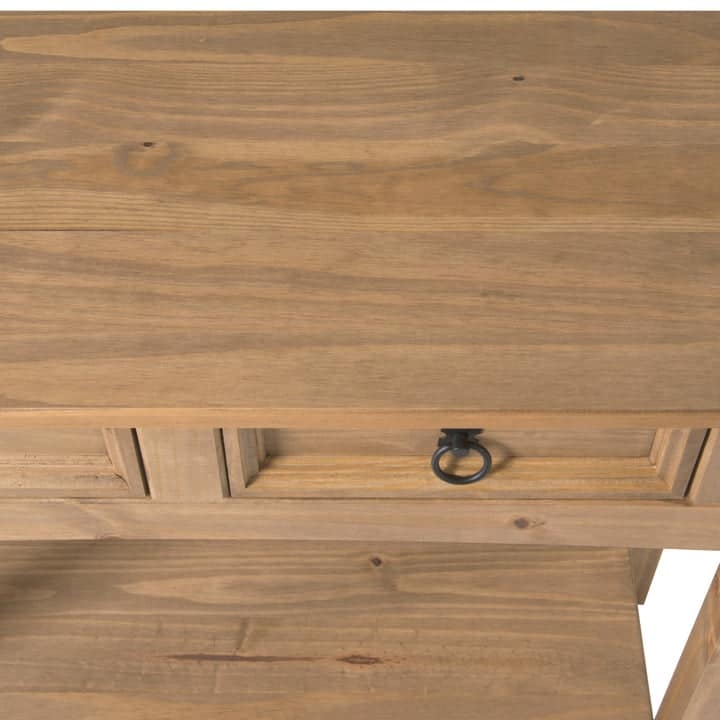 Wood Hall Table Console 2 Drawers Corona | Furniture Dash - N/A