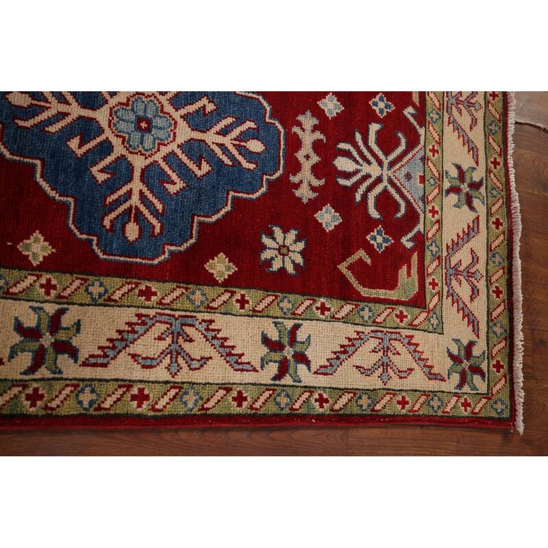 Kazak Oriental Runner Rug Handmade Wool Carpet - 2'8" x 10'0"