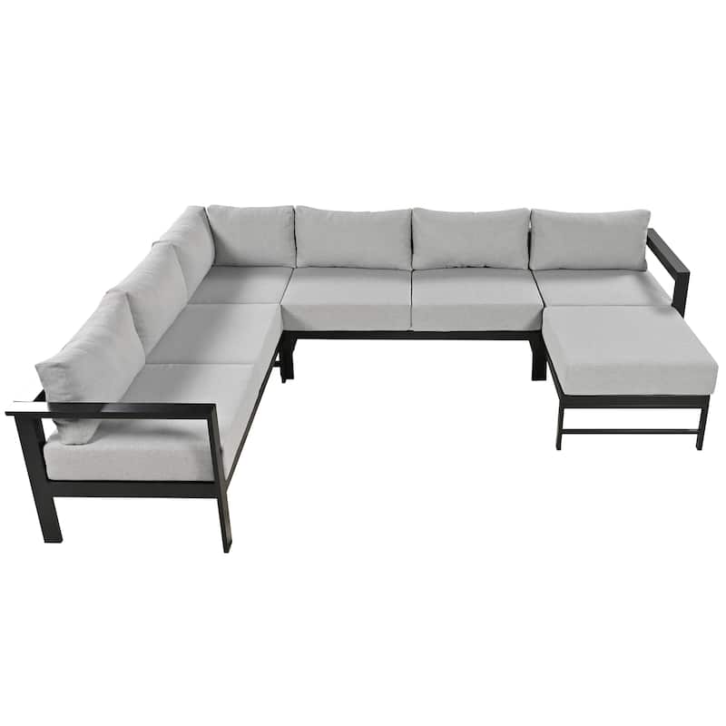 U-shaped Multi-person Outdoor Sofa Set