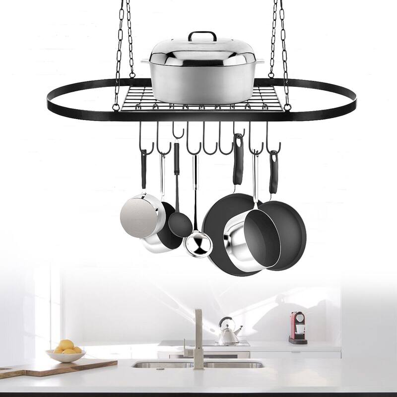 Hanging Pot Holder Kitchen Rack Cookware Organizer Bed Bath & Beyond