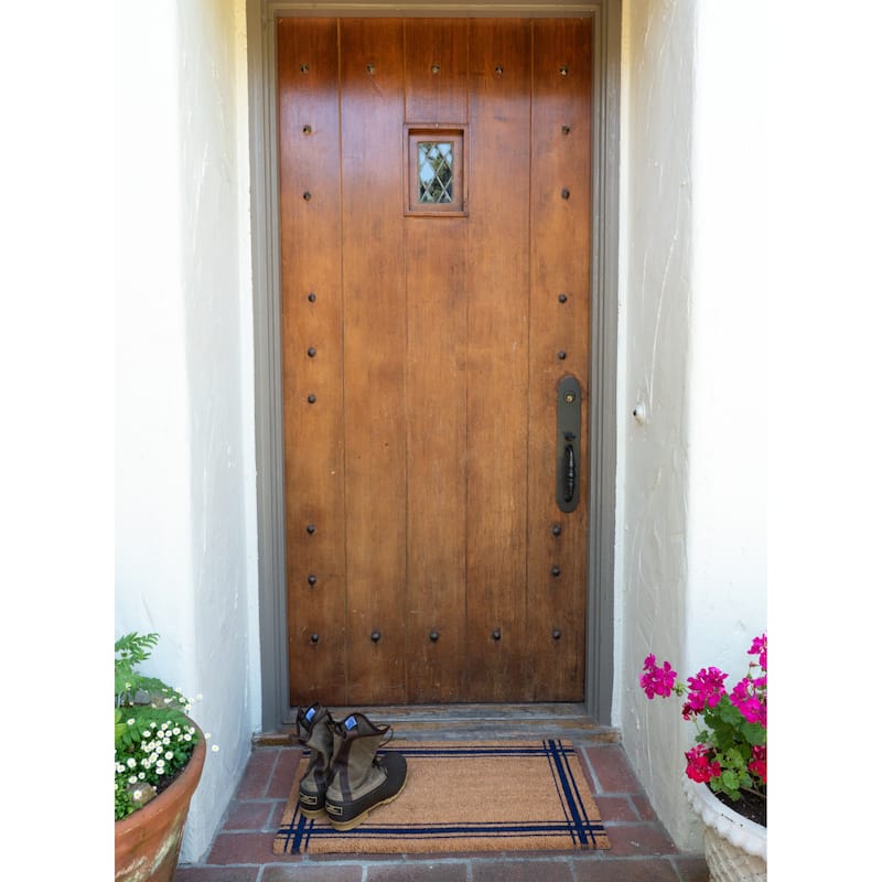Coir Outdoor Doormat, Brown