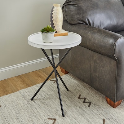 Melody Brown Wood Chairside Table - 18" x 24" x 18"