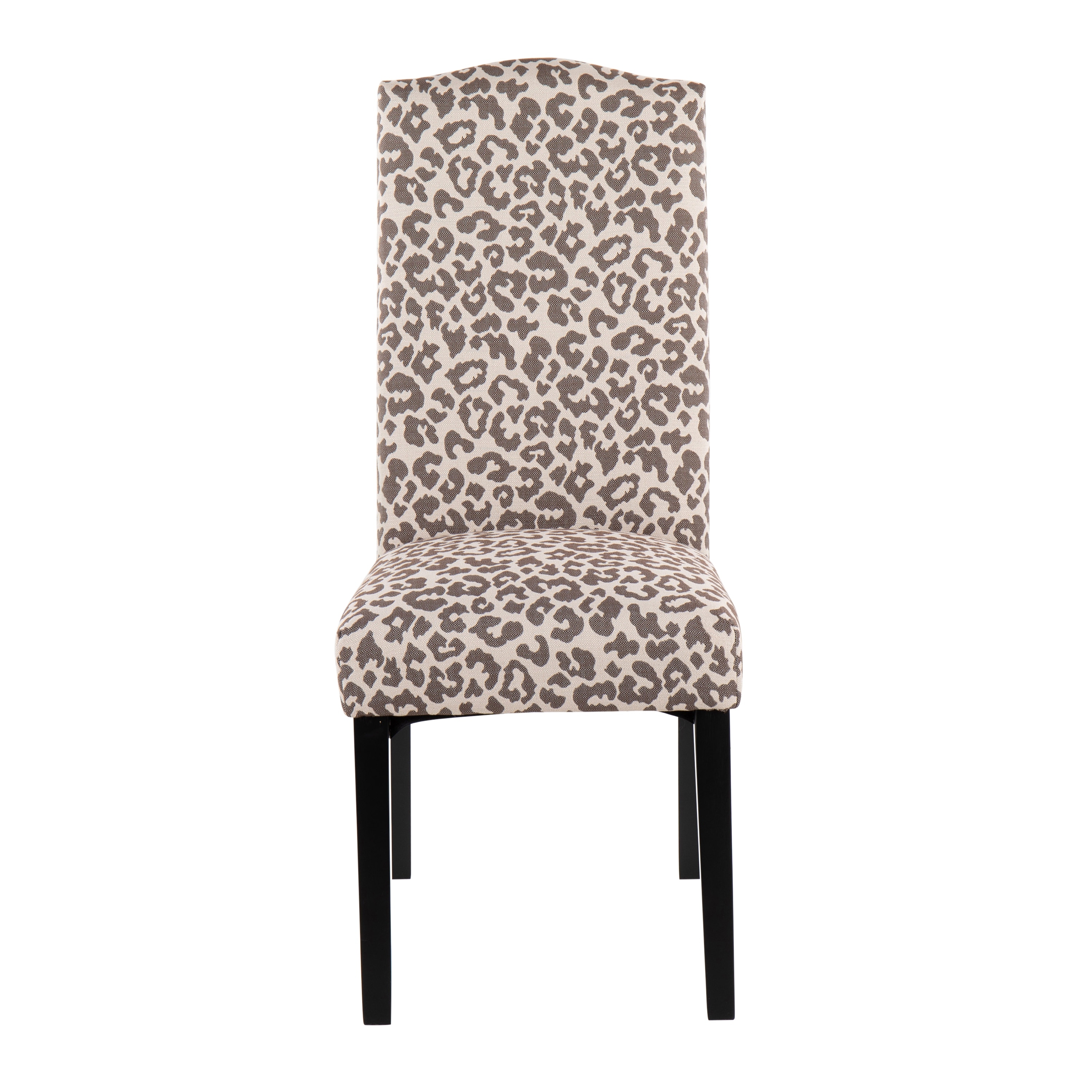 Leopard print sales dining chairs