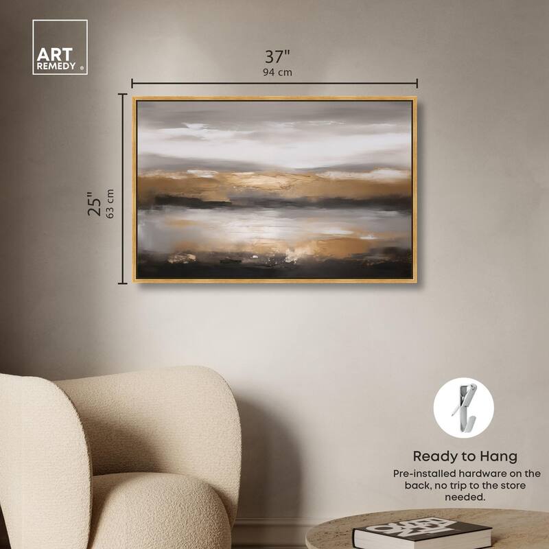 Dust and Gold Canvas by Art Remedy