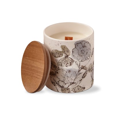 Flowers In Meadow Soy Candle - Scented Jar Candle, 8.5oz, 28hr Burn Time, Multicolor, Perfect for Summer Decor - Multi