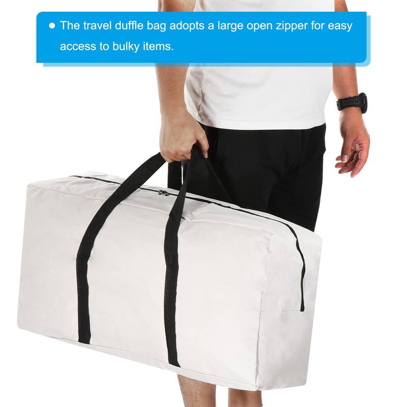 2Pcs Storage Duffle Bag Oversize Waterproof Travel Bag with Handle