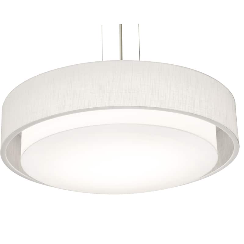 AFX SAP2332MB-LW Sanibel 3 Light 24" Wide Suspension Pendant - Satin Nickel