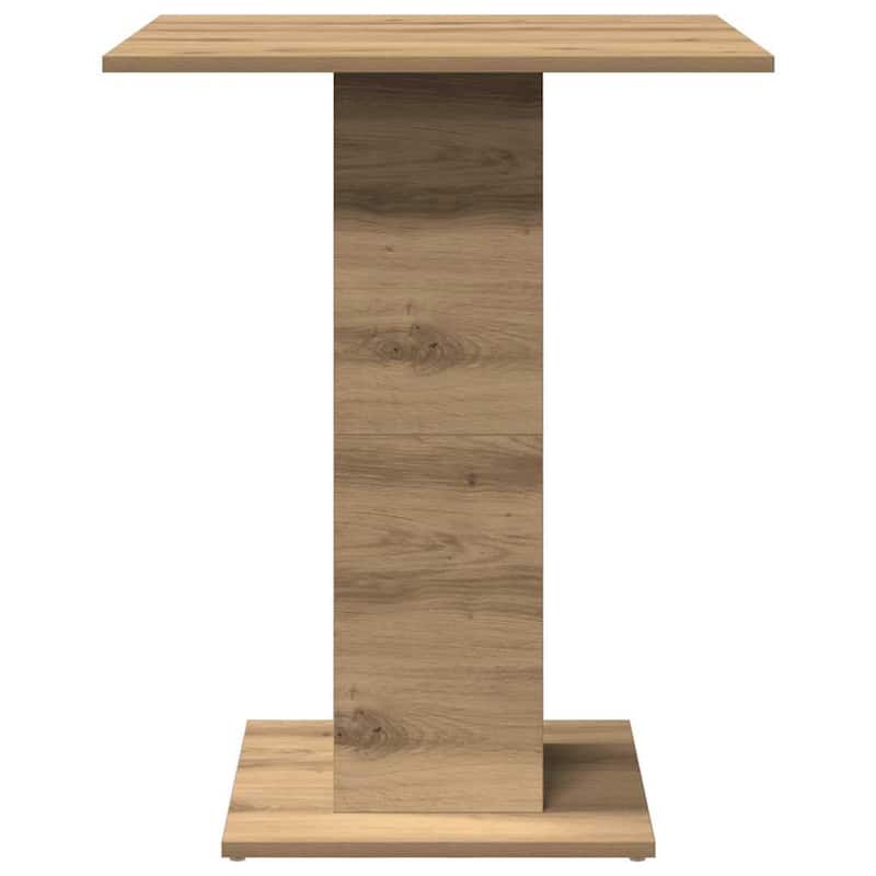 vidaXL Bistro Table Artisan Oak Engineered wood Small Durable - 23.6 x 23.6 x 29.5