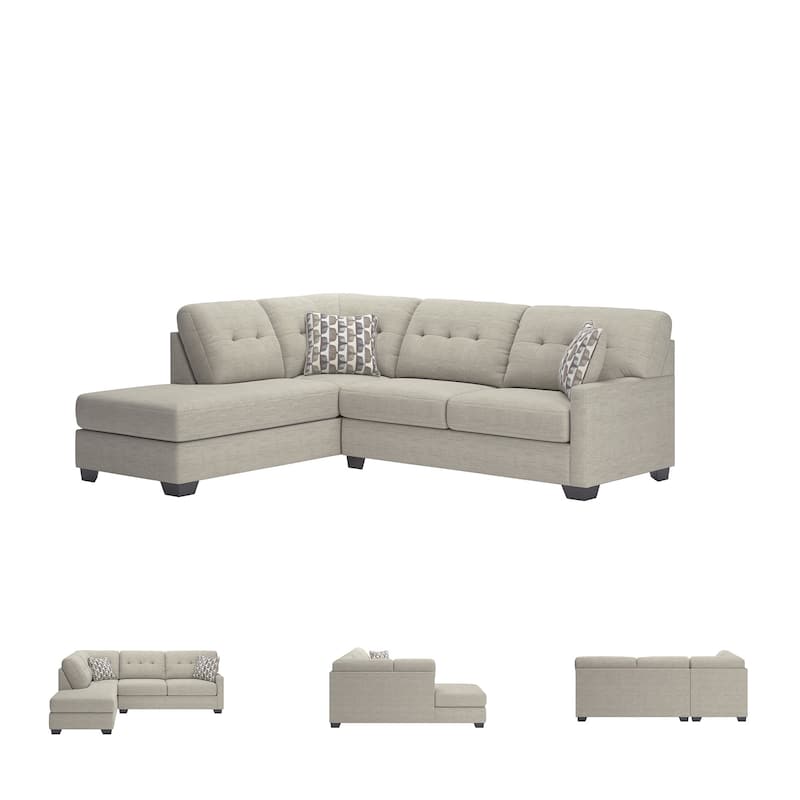 Signature Design by Ashley Mahoney 2-Piece Sectional with Chaise - 105"W x 90"D x 37"H