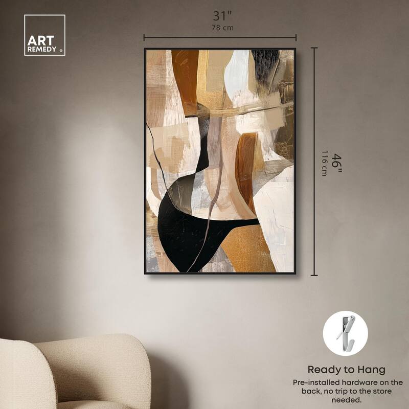 Tactile Depth I Canvas by Art Remedy
