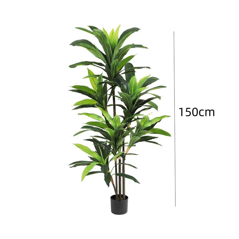 Artificial Faux Yucca Dracaena Plant for Home Office Living Room Decor