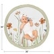 preview thumbnail 4 of 2, Boho Floral Garden Flower Girl Baby Tummy Time Playmat Green Watercolor Bohemian Floral Farmhouse Vintage Shabby Chic Nature