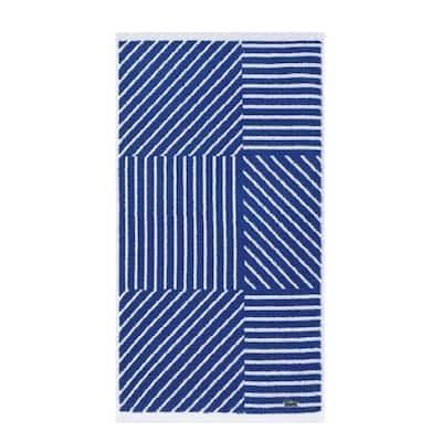 Lacoste Guethary Stripe Cotton Hand Towel