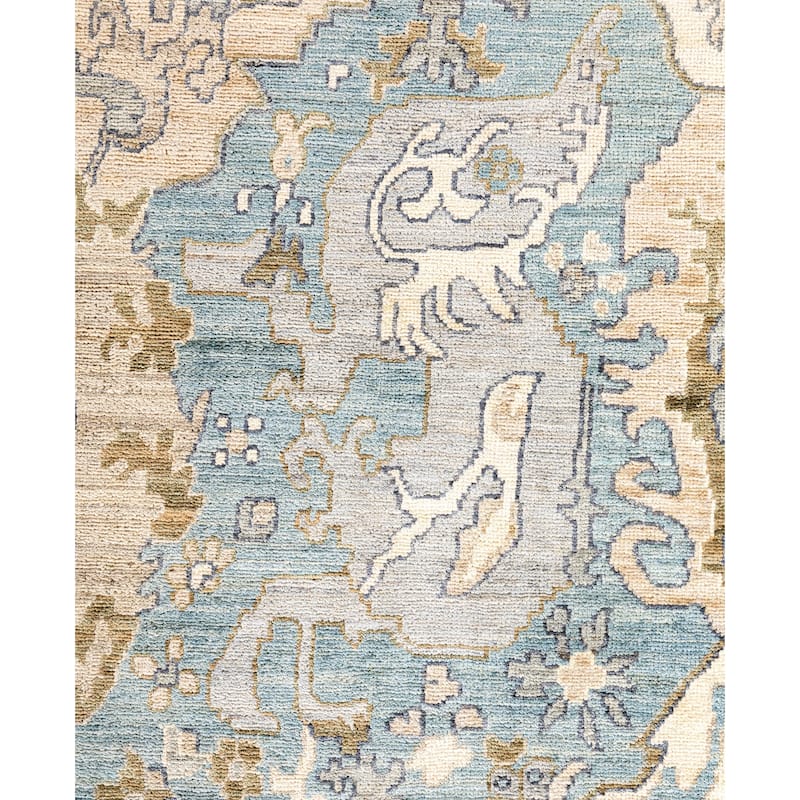 Serapi One-of-a-Kind Hand-Knotted Area Rug - Gray - 9' 2" x 12' 0"