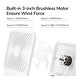 preview thumbnail 4 of 4, JisuLife Ultra-Thin Rechargable Table Fan FA26, White