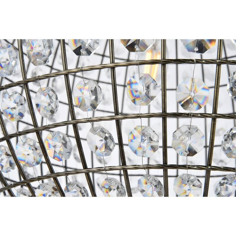 Ivy Court 3-Light 16 Inch Antique Bronze Pendant