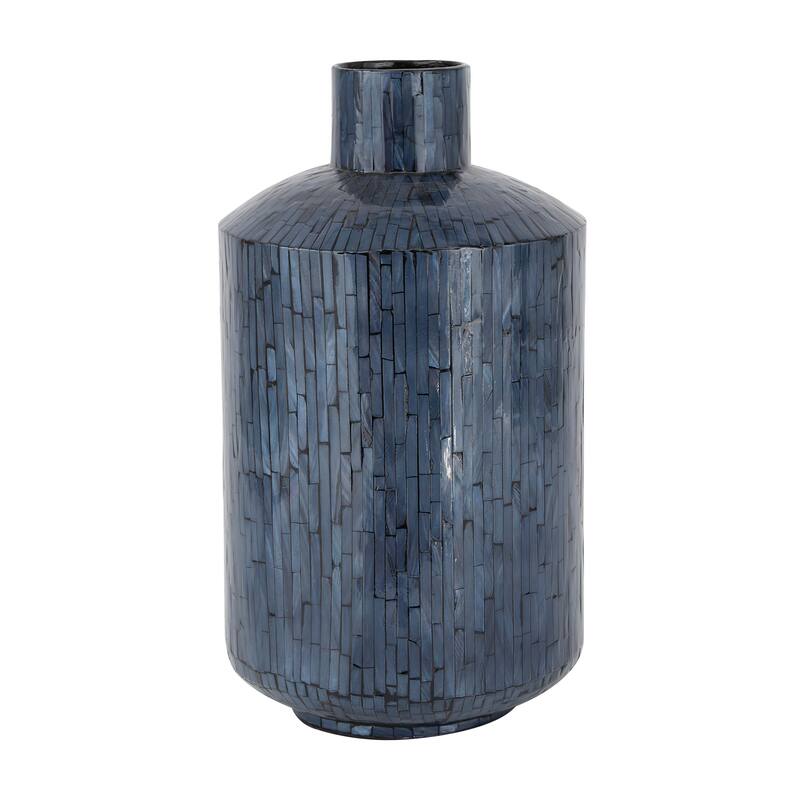 Blue Shell Contemporary Vase