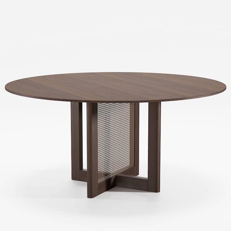Solid Wood Round Dining Table 4-6 People