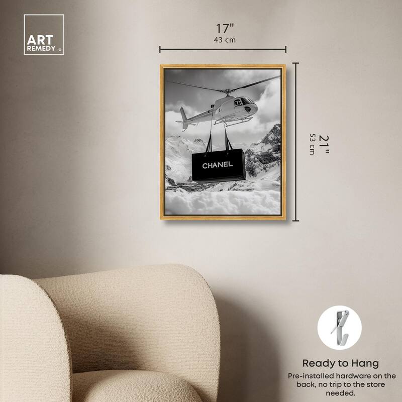 Fashion Delivery Canvas by Art Remedy