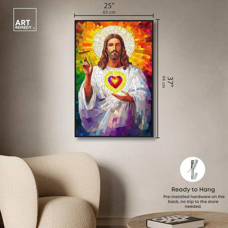 Blocks of Benediction I Canvas by Art Remedy
