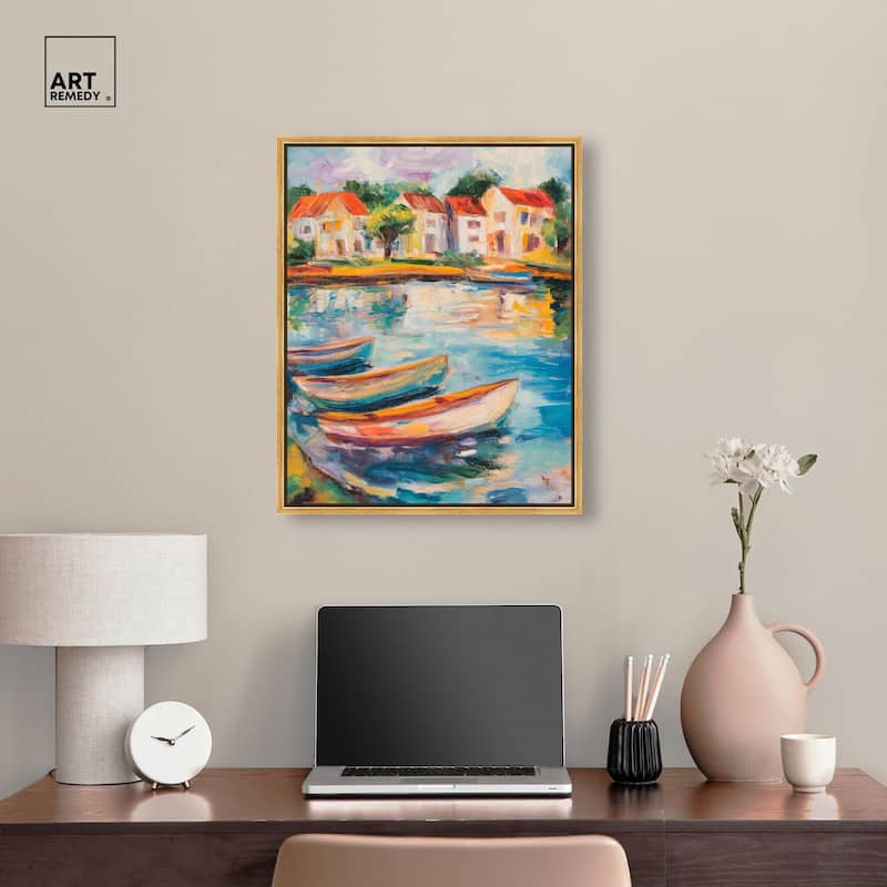 Bayside Calm II Canvas by Art Remedy