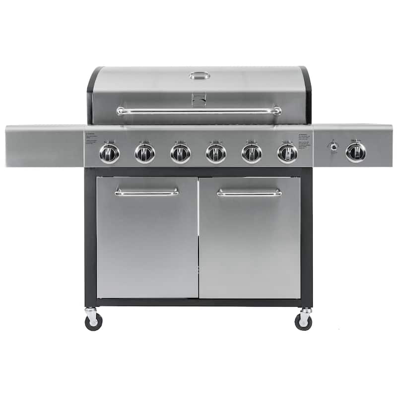 Kenmore 6-Burner Propane Gas Grill with Side Burner