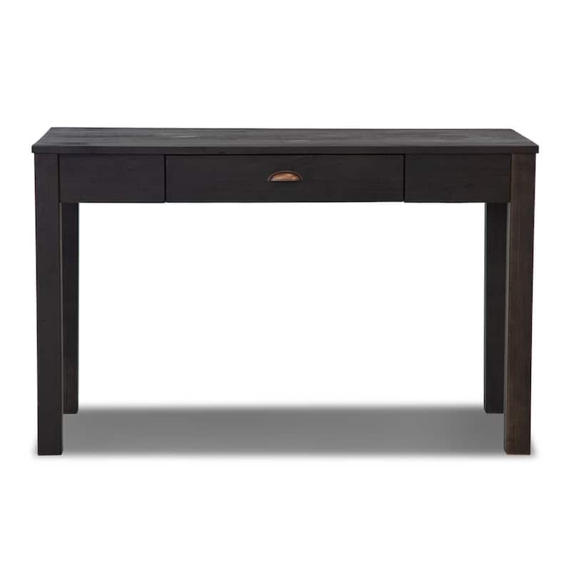 Grain Wood Furniture Montauk Desk - Farmhouse Black