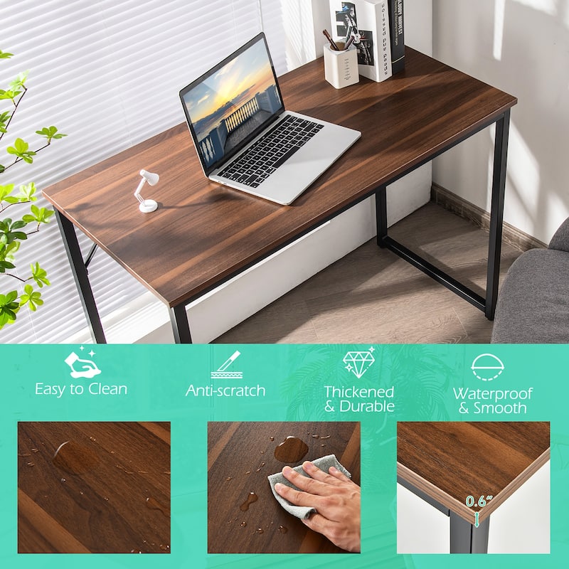 Costway Computer Desk Writing Workstation Study Laptop Table Home