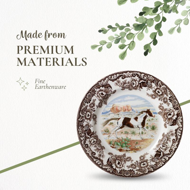 Spode Woodland Dinner Plate Horse Motif