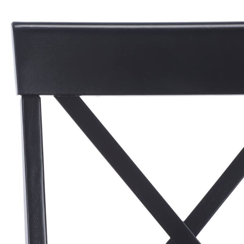 SAFAVIEH HOME Ksenia X-Back Side Chair - 18"W x 22"D x 38"H