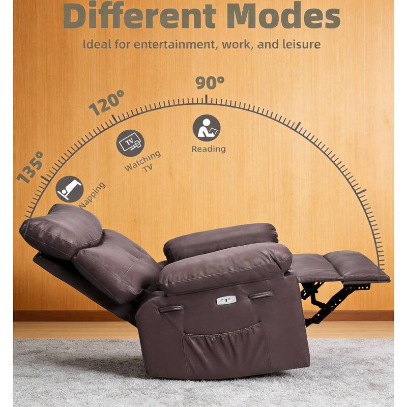 22"W Rocker Recliner, with Oversized Seat