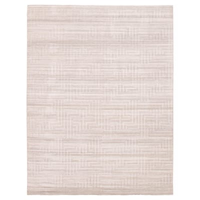 ECARPETGALLERY Hand Loomed Kashkuli Gabbeh Grey Wool Rug - 7'8 x 10'0