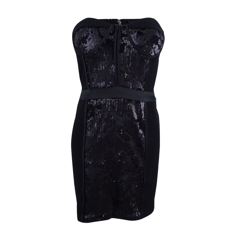 velvet bustier dress