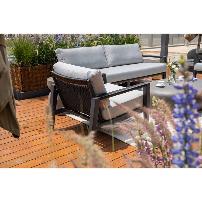Laguna Outdoor Aluminum Lounge Chair with Sunbrella® Cushions