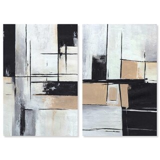 Neutral Luxe Art 2 Panel Set Canvas Print by Art Remedy - Bed Bath ...