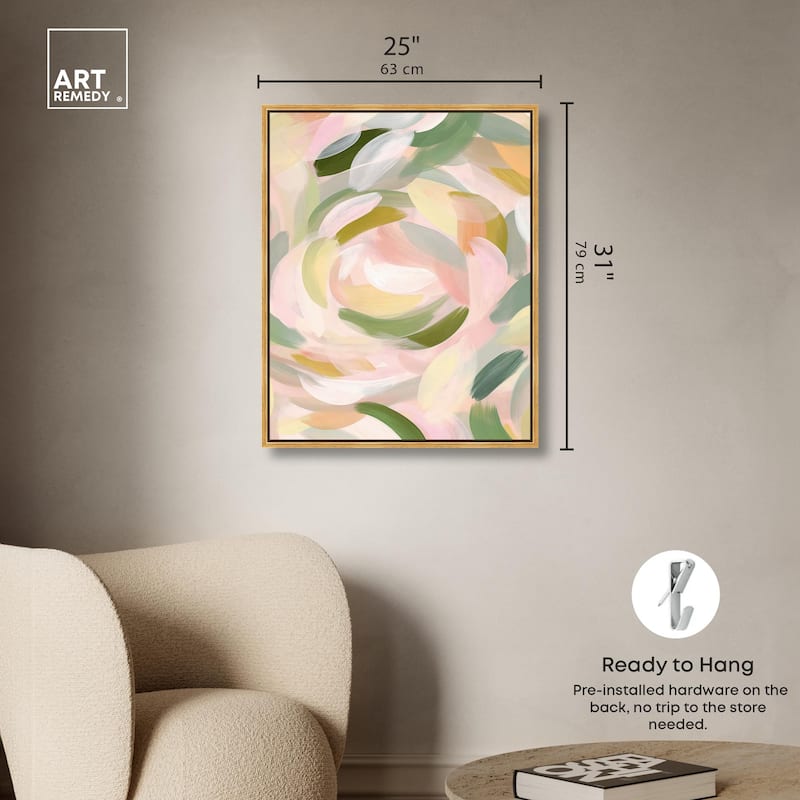 Brushstroke II Canvas by Art Remedy